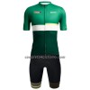 Completo Maglia + Pantaloncino con bretelle 2022 LA Vuelta Manica Corta Sierra Nevada Verde Bianco